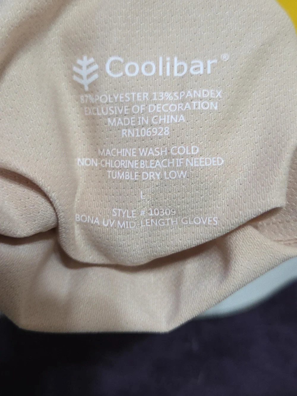 Coolibar Long Pink Sun Protection Gloves with Touchscreen Tips